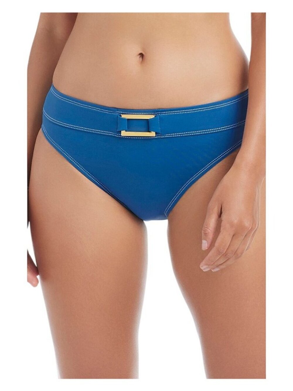 NWT Bleu Rod Beattie Hipster Bikini Bottom Swim RBFL26518 La Brisa Blue 10